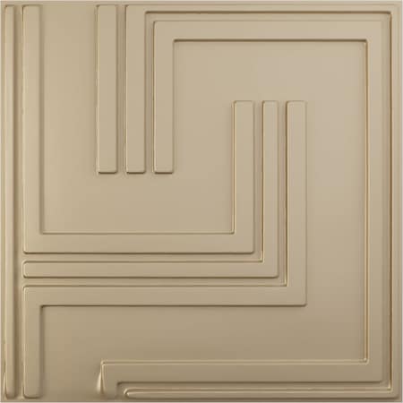 Ekena Millwork 19 5/8in. W x 19 5/8in. H Geometric EnduraWall Decorative 3D Wall Panel Covers 2.67 Sq. Ft. WP20X20GMECE
